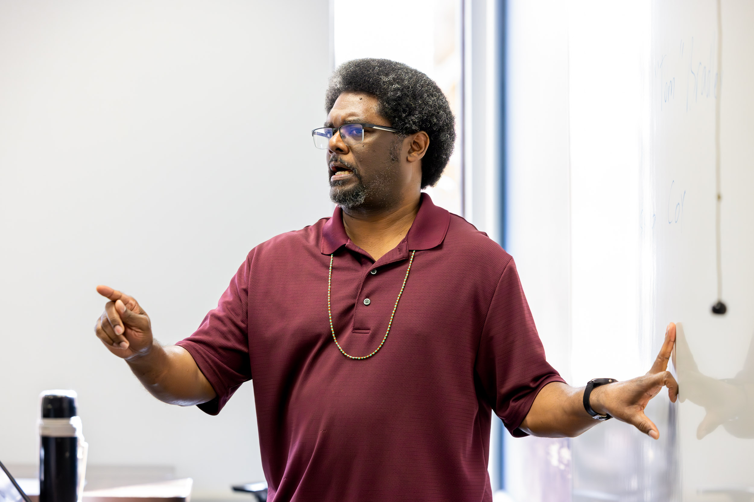 CSULB Africana Studies Professor Keith Claybrook at Board