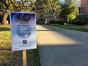 I Appreciate and Respect You Flyer on Campus