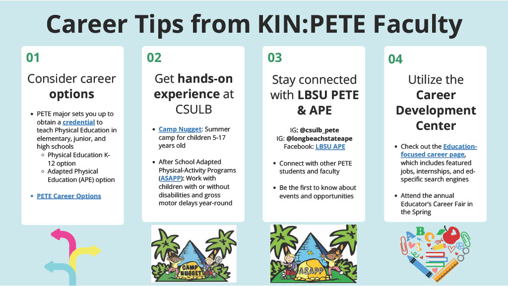 Kinesiology PETE Career Tips