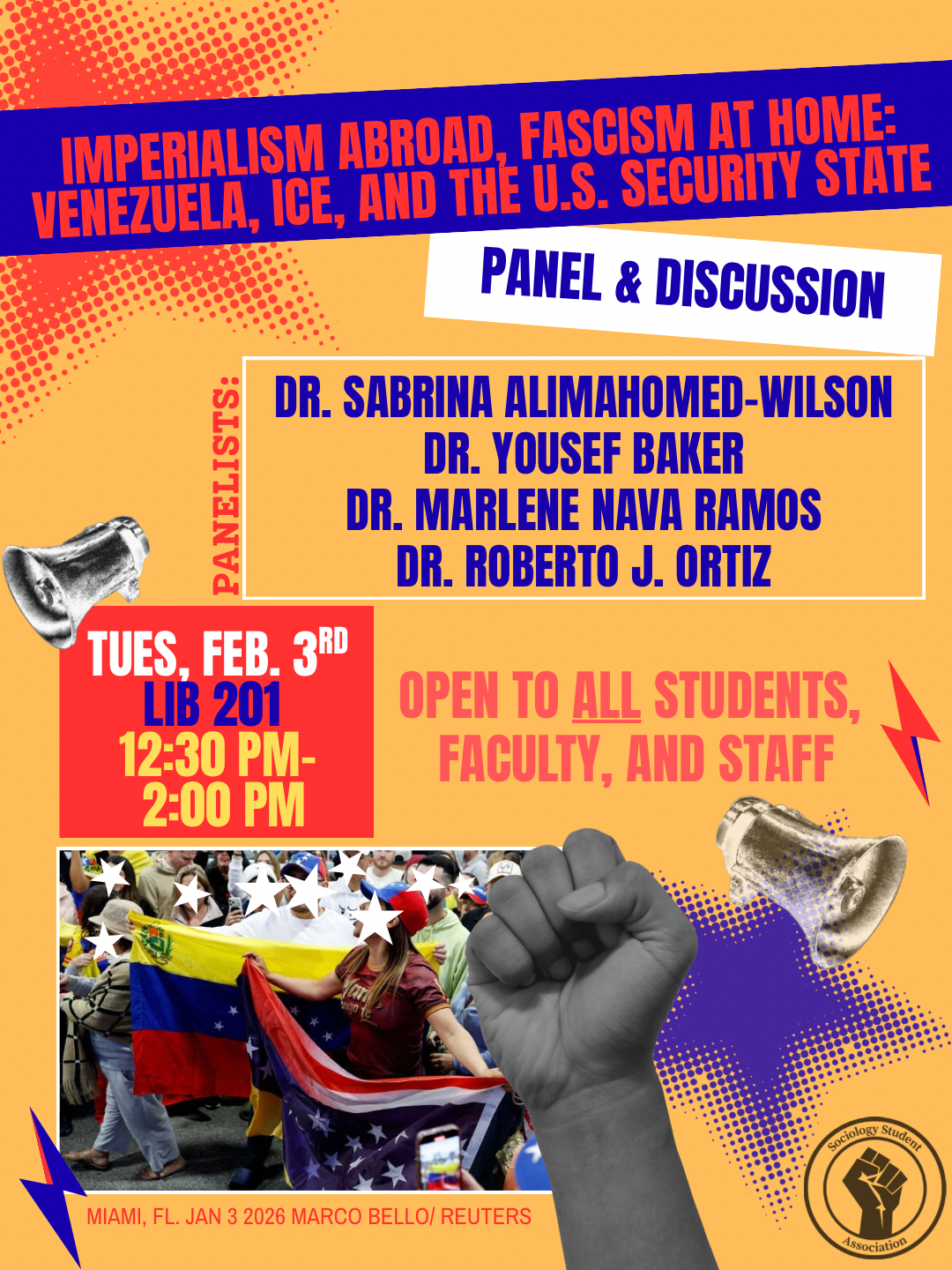 Venezuela, ICE, US Security State Panel Fyer