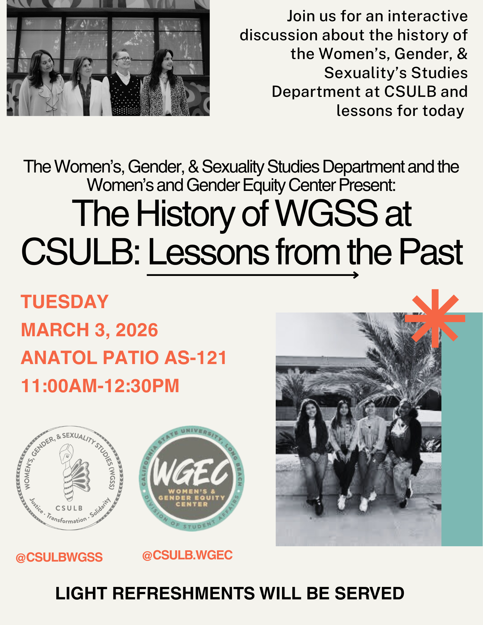WGEC & WGSS History of WGSS Flyer