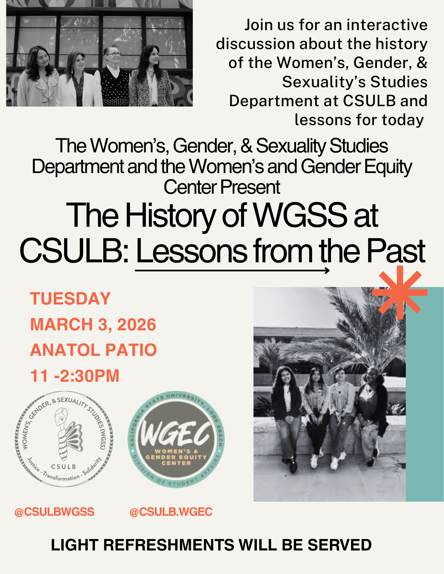WGSS and WGEC History of WGSS