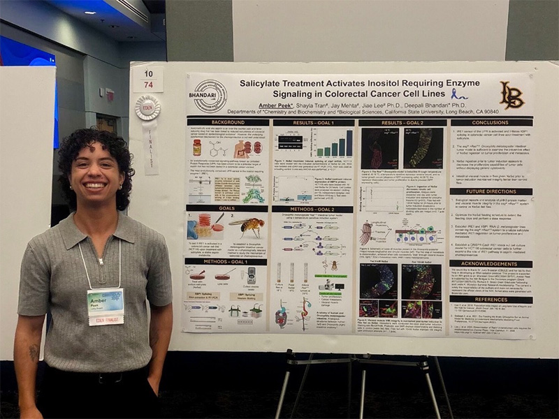 Amber Peek and poster presentation