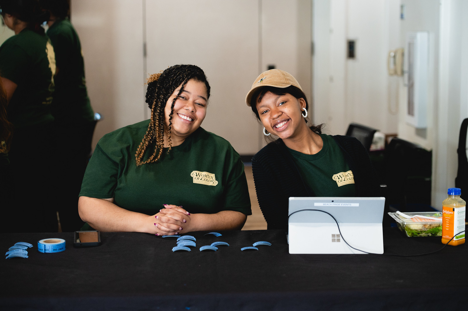 Staff posing at the 2024 Womxn of Color Leadership Conference.