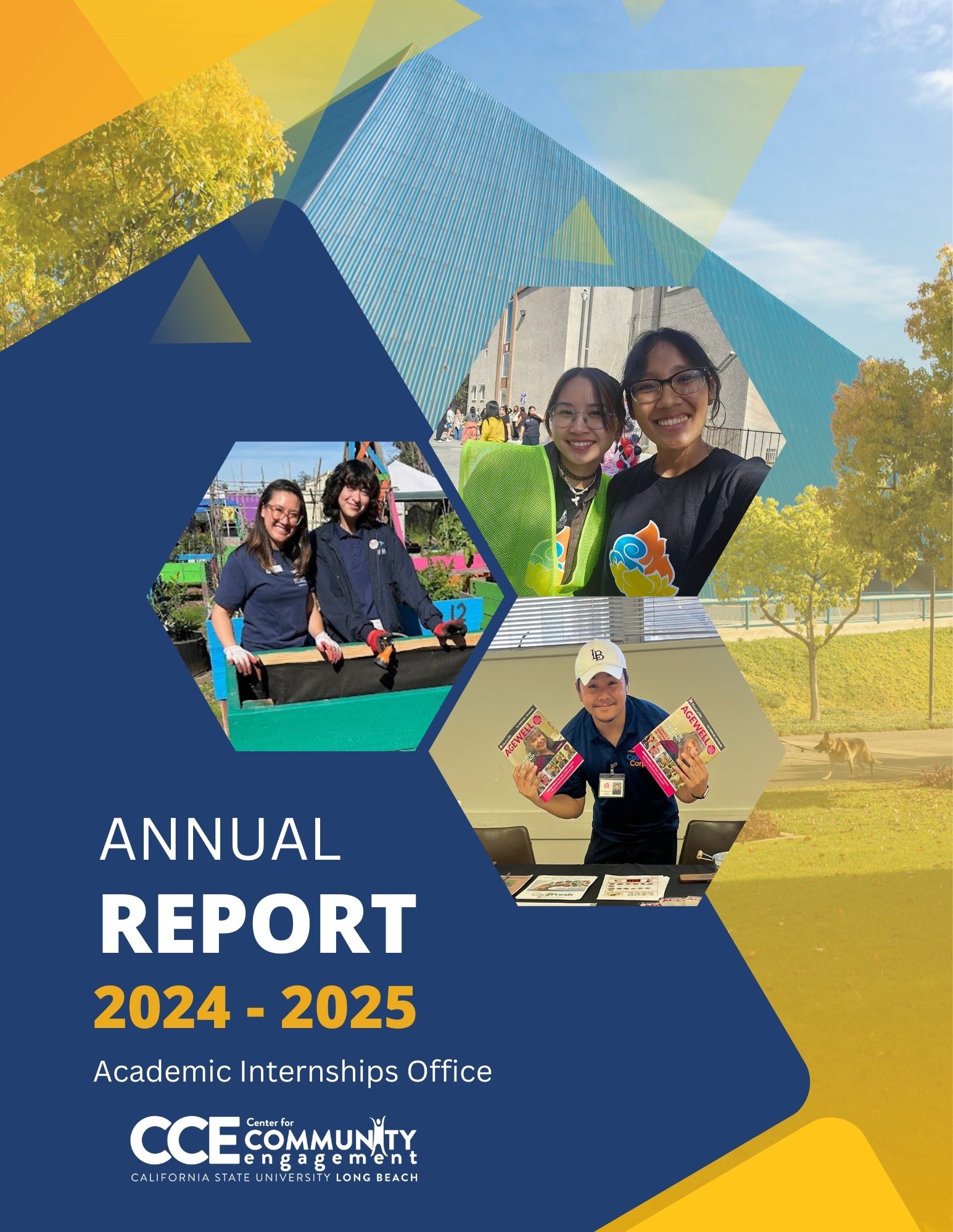 2024 - 2025 Academic Internships Office report front page