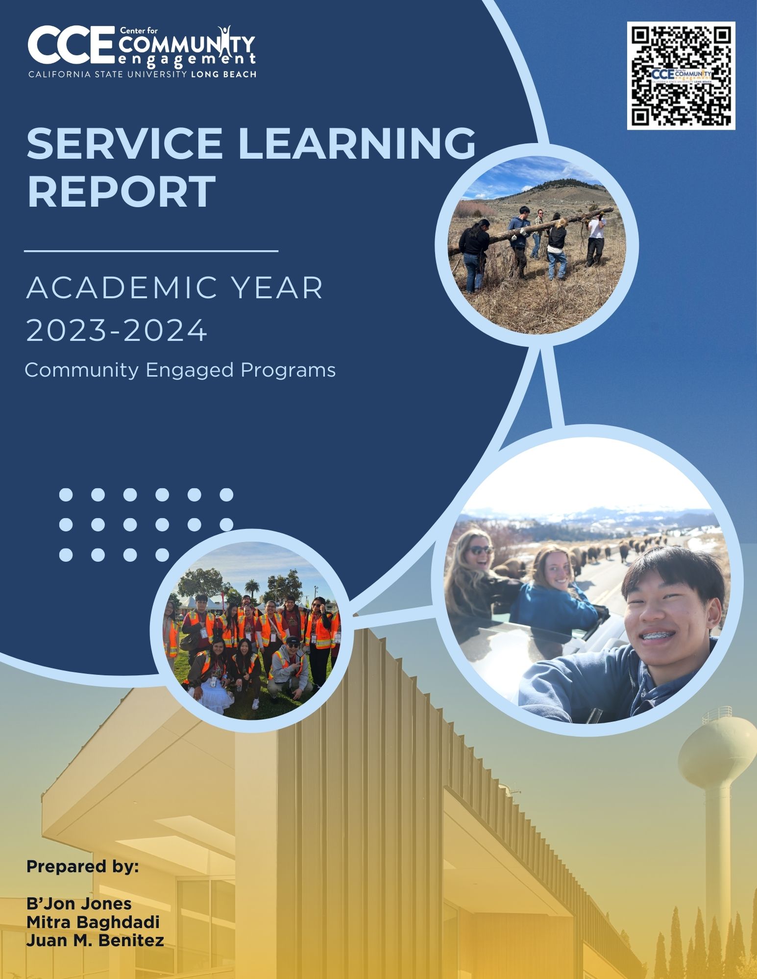 Service learning report from cover 2023-2024