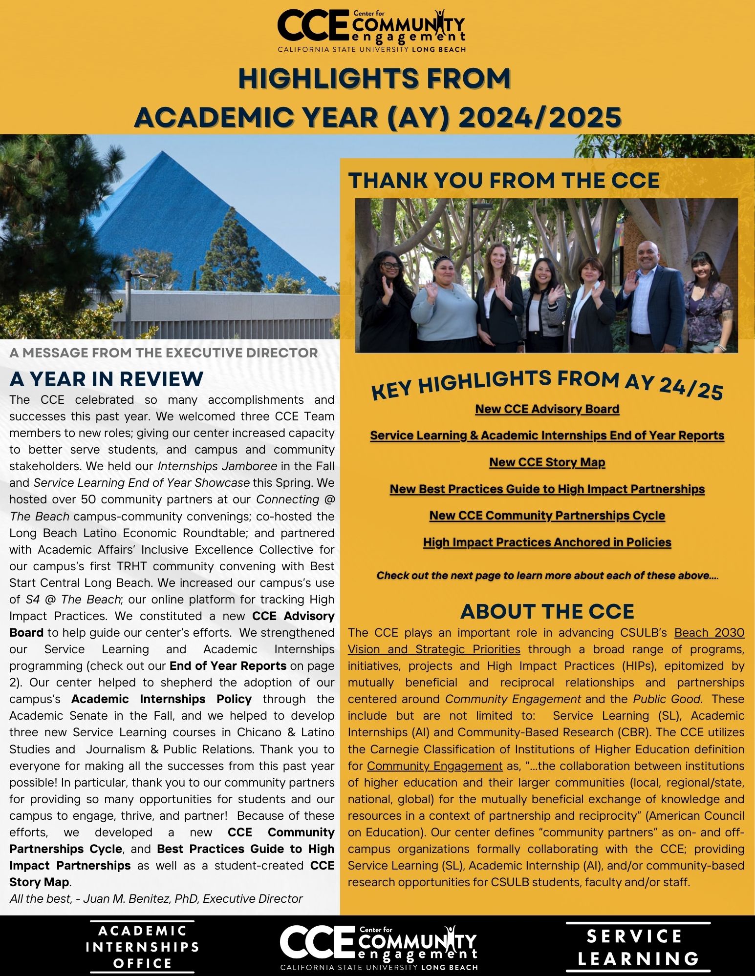 Highlights from academic year 2024/2025