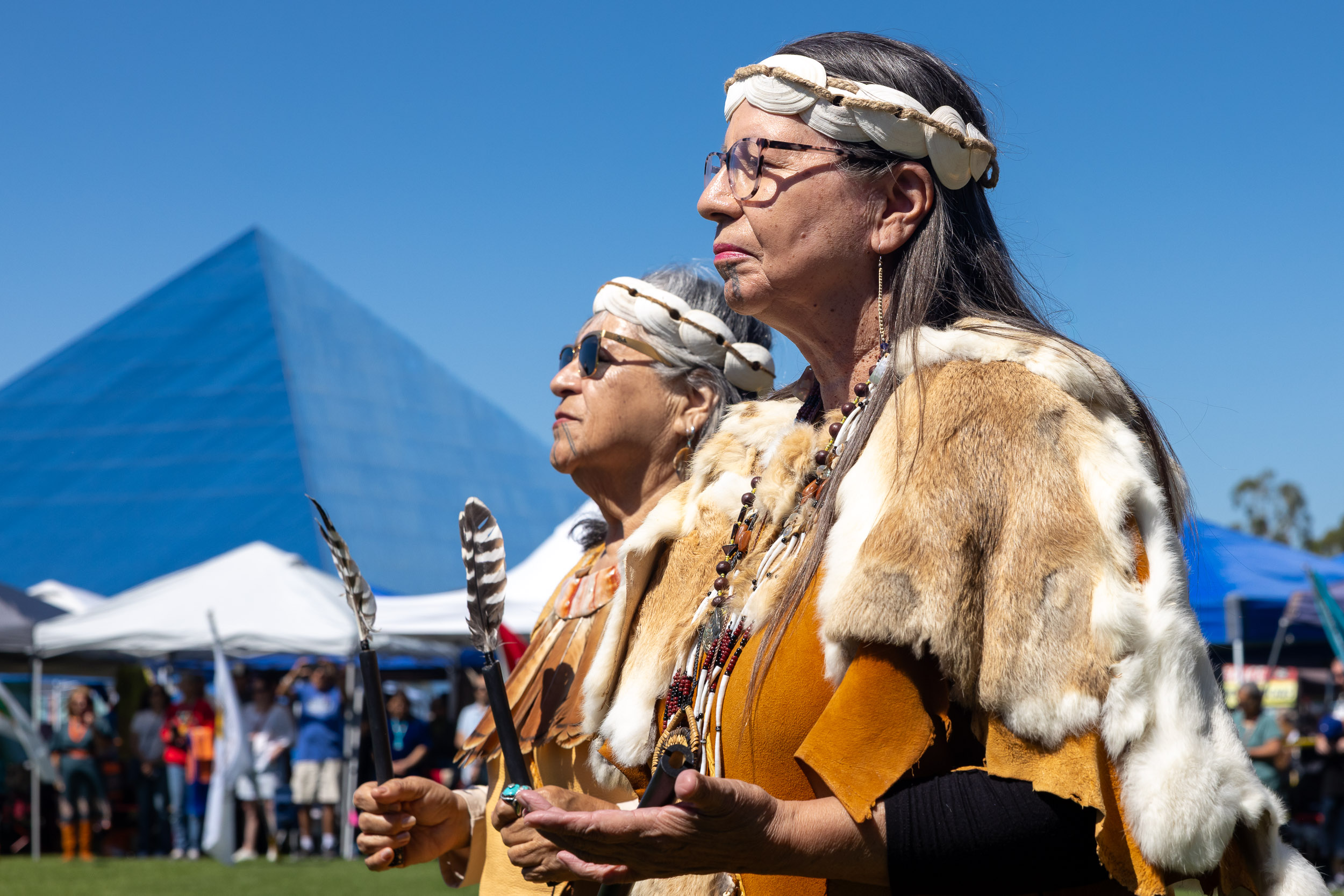 Chumash Dance Sisters at the 2026 CSULB Pow Wow
