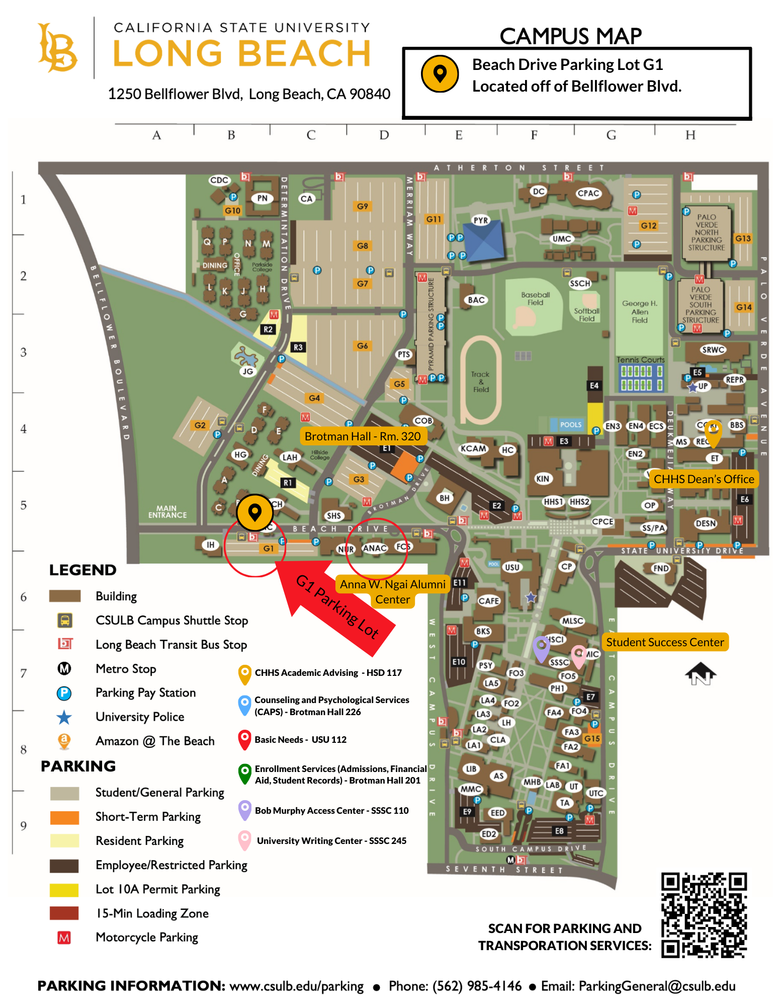 Campus Map - Anna W. Ngai Alumni Center