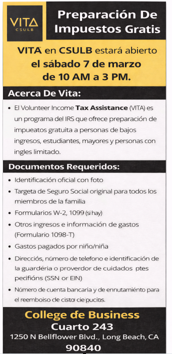 ESP Details March 7 tax day on webpage