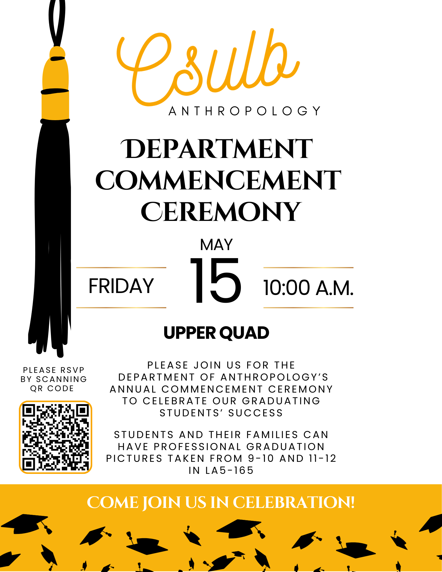 2026 Anthropology Commencement Flyer