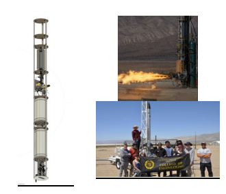 Low altitude liquid rocket development