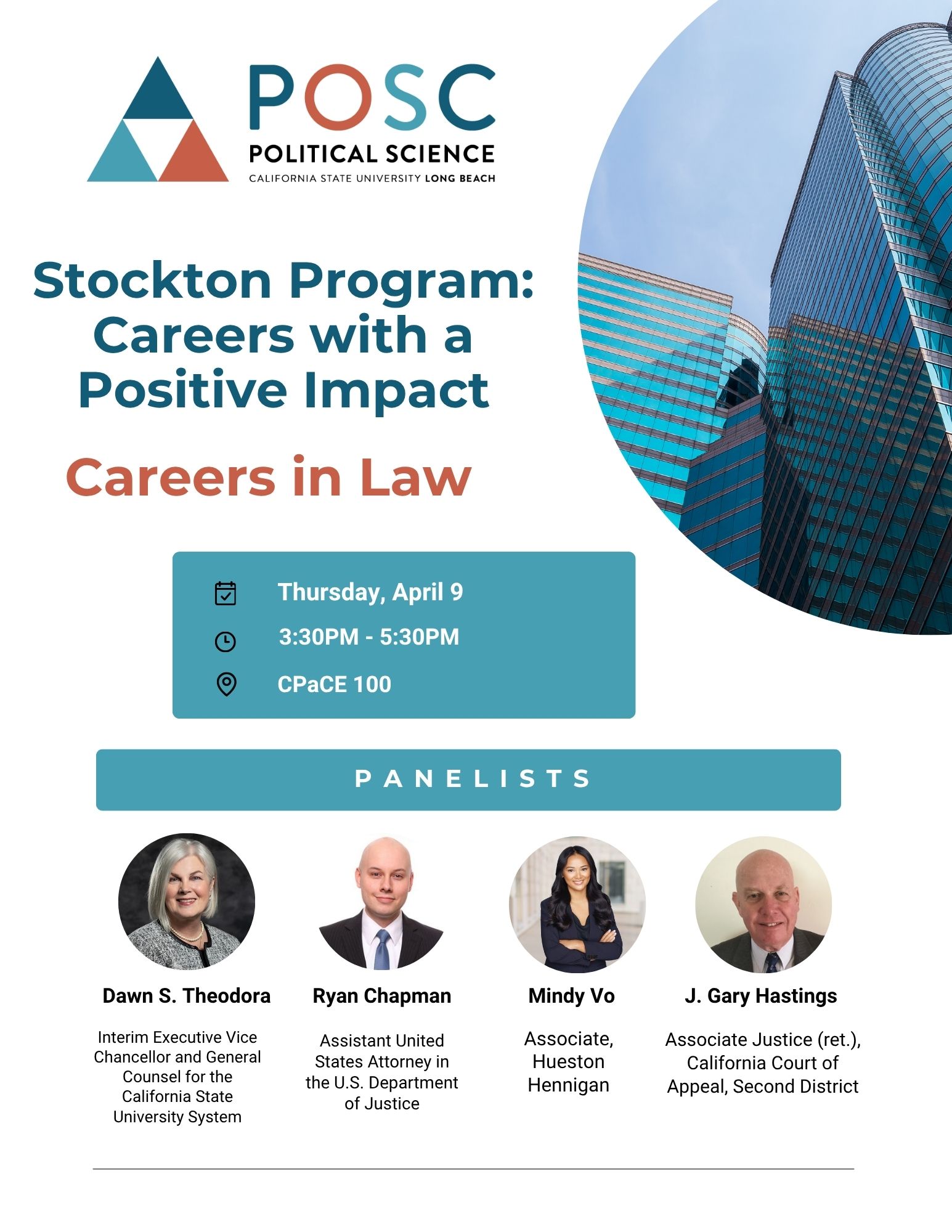 STOCKTON Careers with a Positive Impact Panel