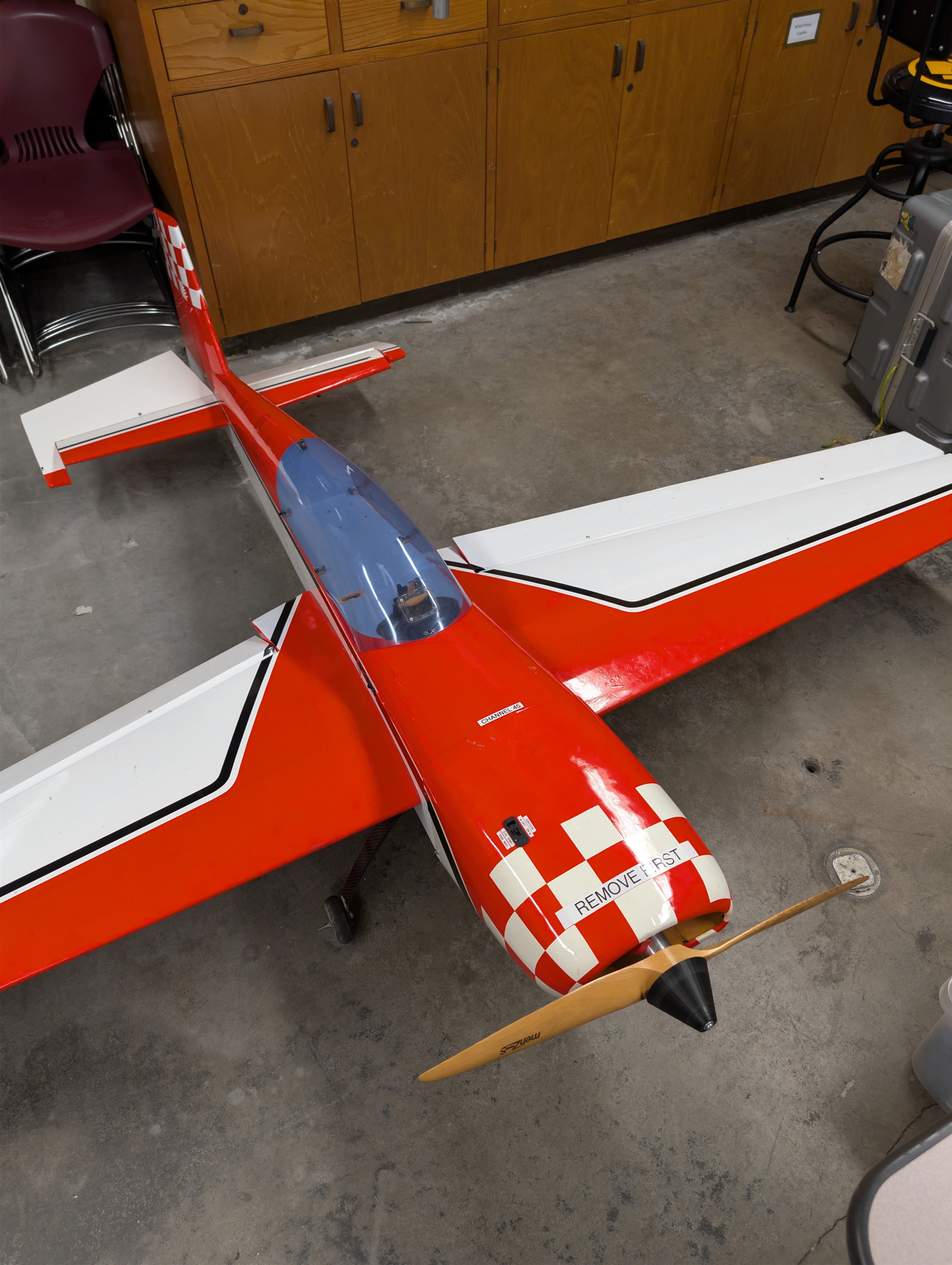 UAV conversion from gas to electric and restoration