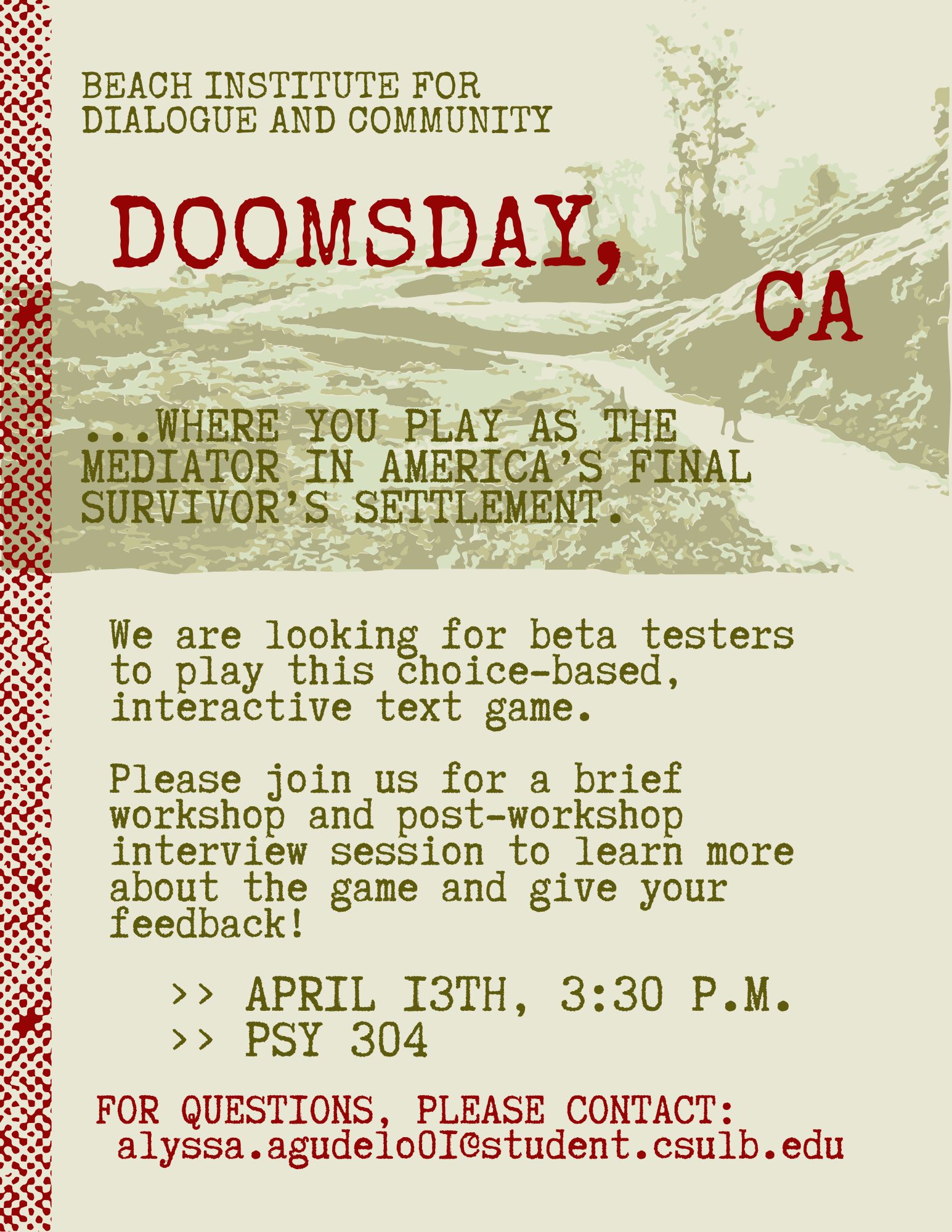 nature scene with path through woods