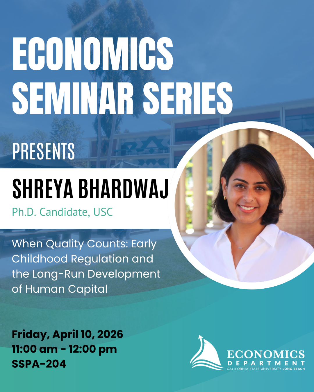 Economics Department&nbsp;Seminar&nbsp;Series