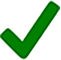 green check