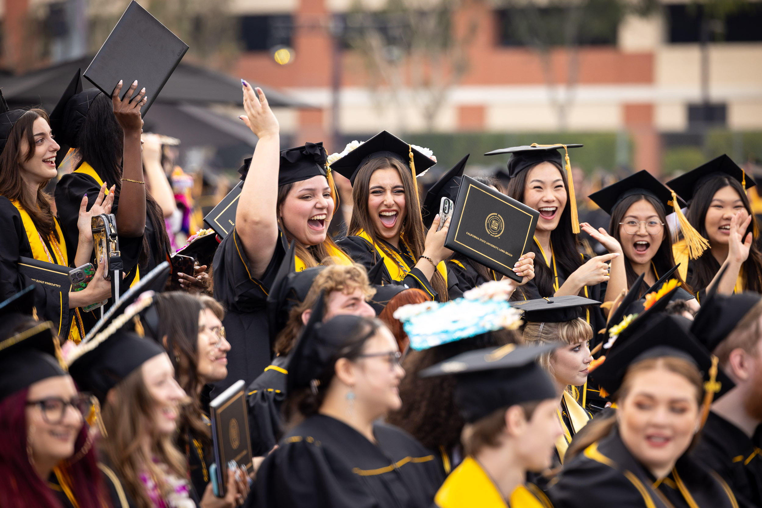 Students Celebrating