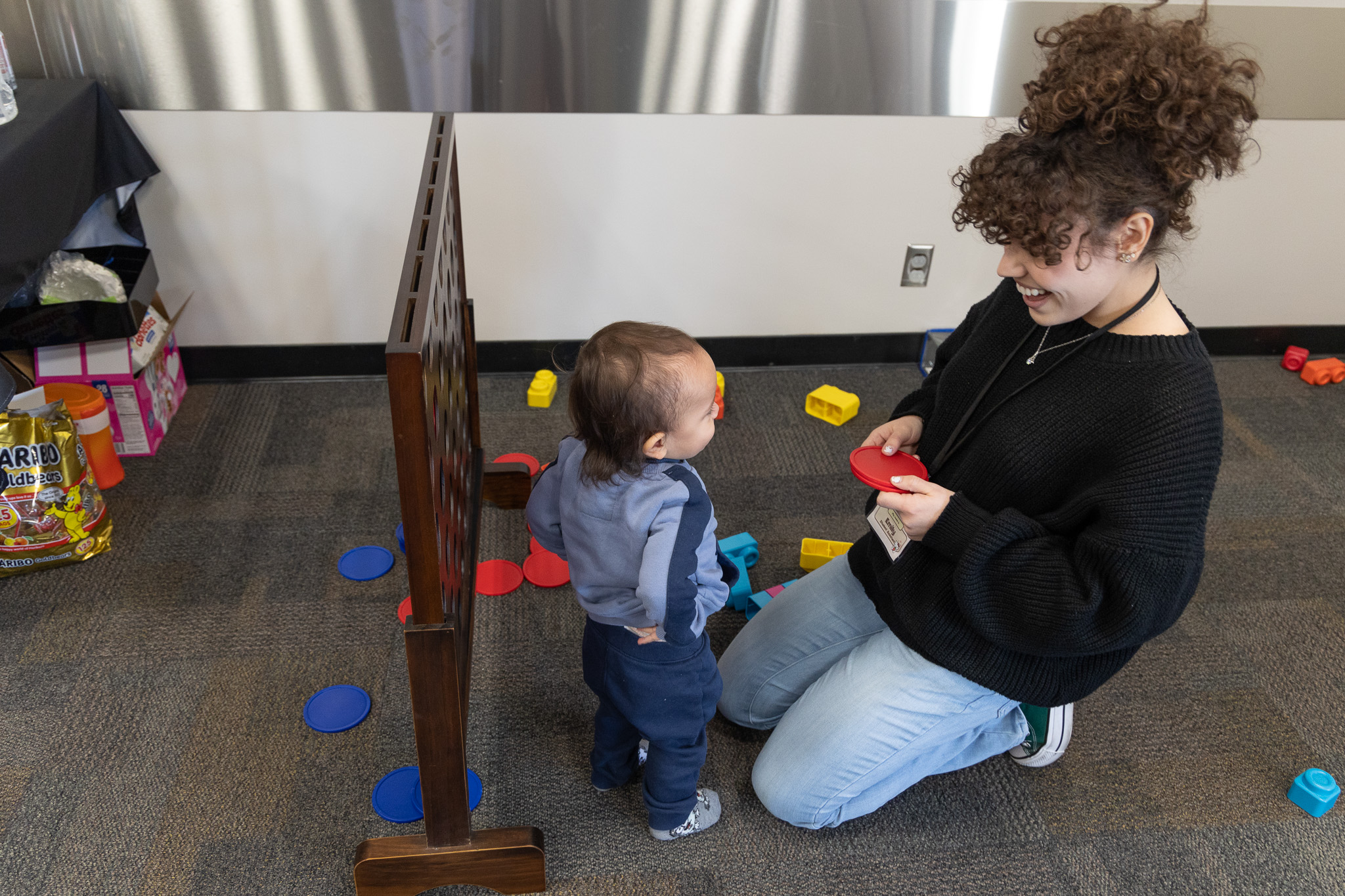 Emily Razo with child