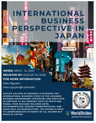 IB Japan flyer details on webpage