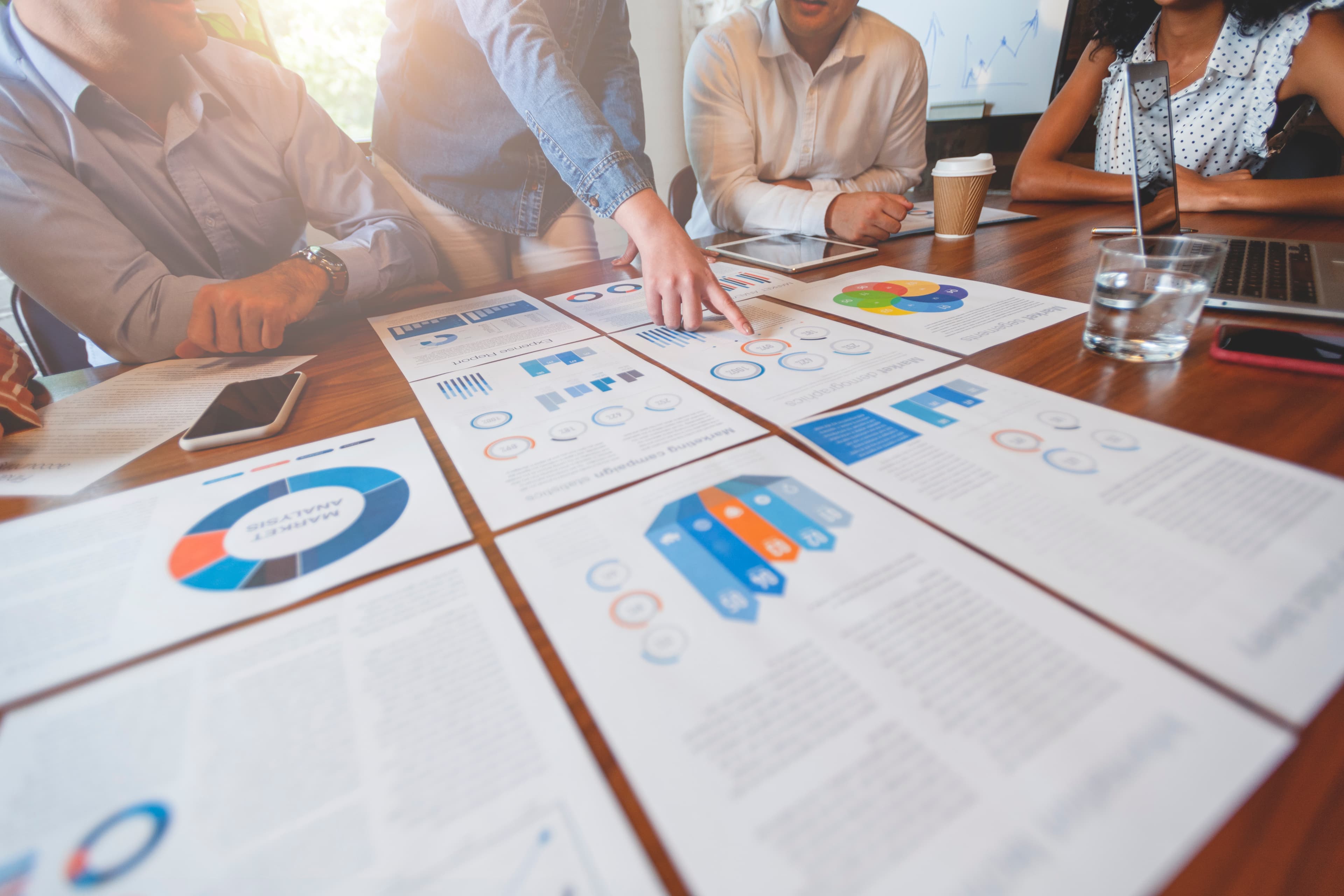 Professionals collaborating in a CPaCE business and management program