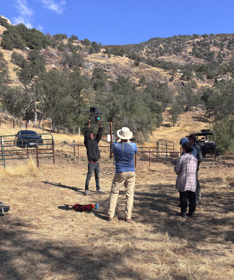 Student with drone at RRR