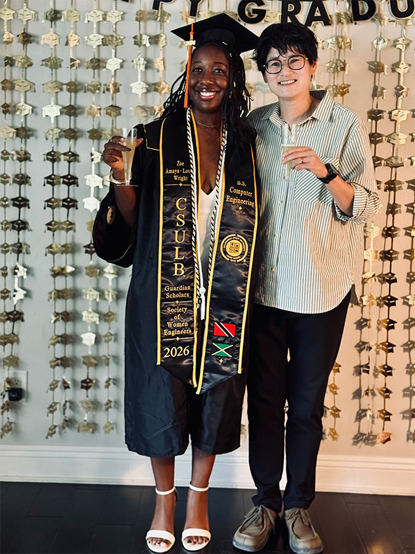 Zoe Wright and mentor Jen-Mei Chang