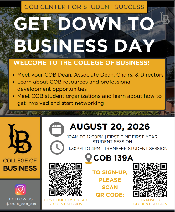 Getting Down to Business 2026 all information on the page