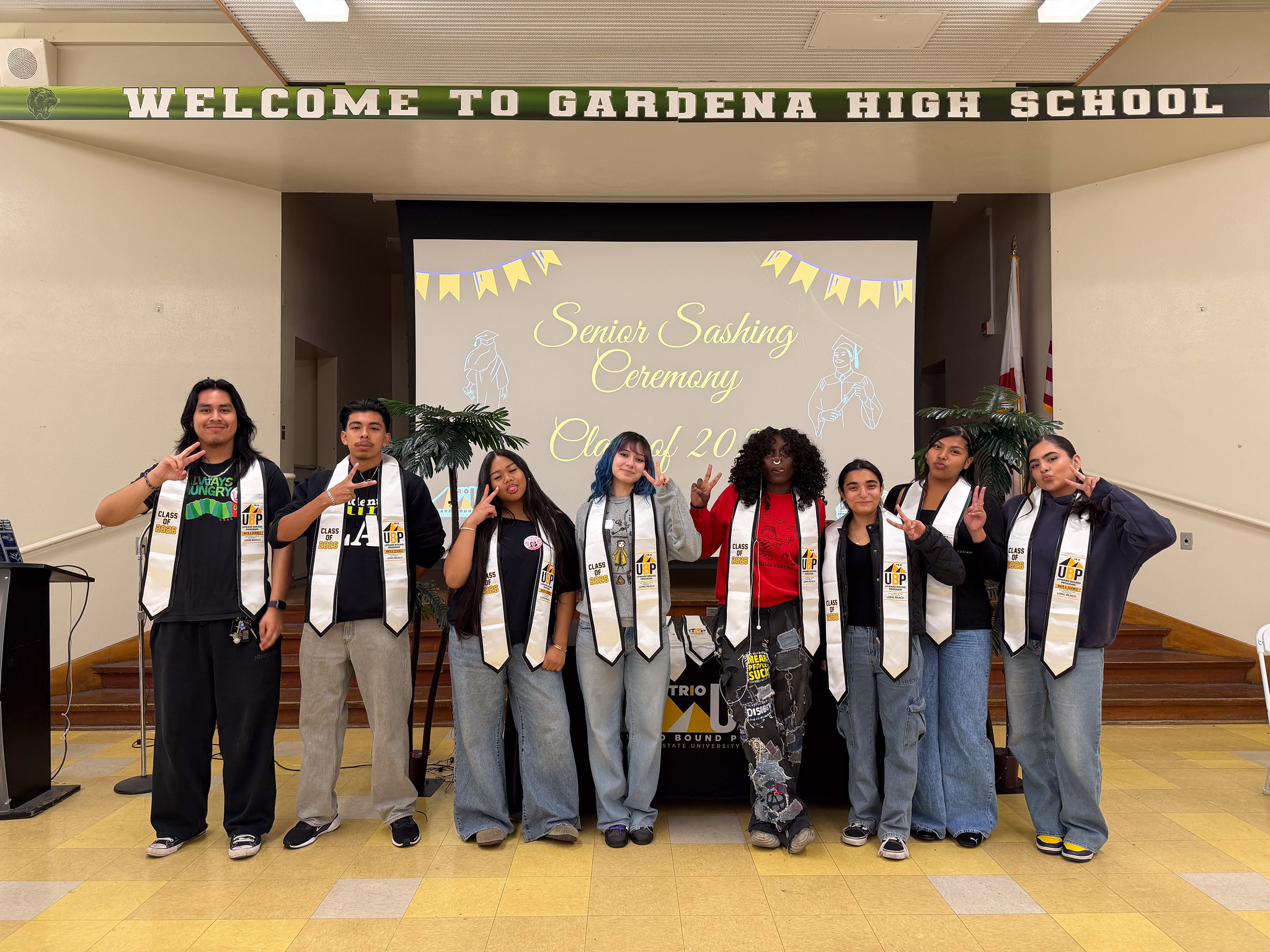 Group photo of the UPB Gardena High School cohort.