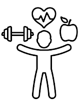 Clipart fit person