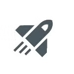 Rocket ship indicating New Quizzes in Canvas