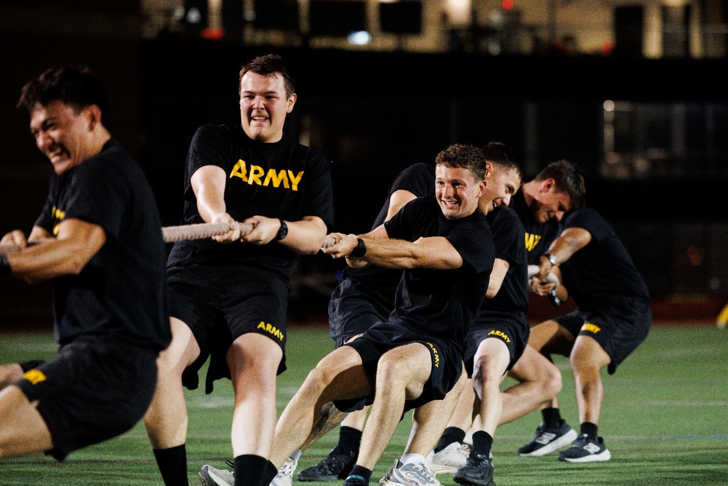 ROTC rope pull