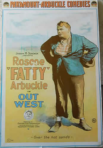 'Out West' (1918) Poster