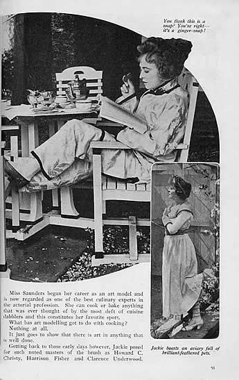 'Photoplay Magazine' Jackie Saunders Article - Page Two