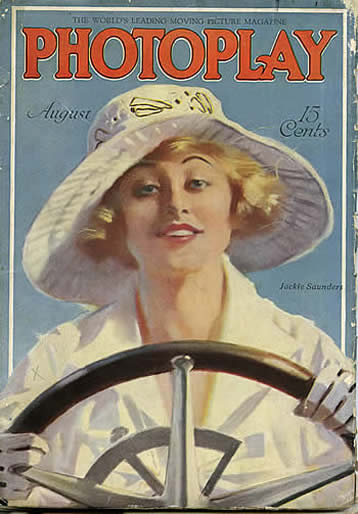 'Photoplay Magazine' Jackie Saunders Cover