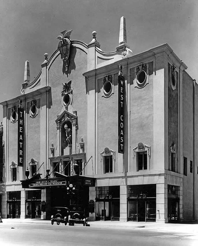 1925 West Coast Theatre Façade