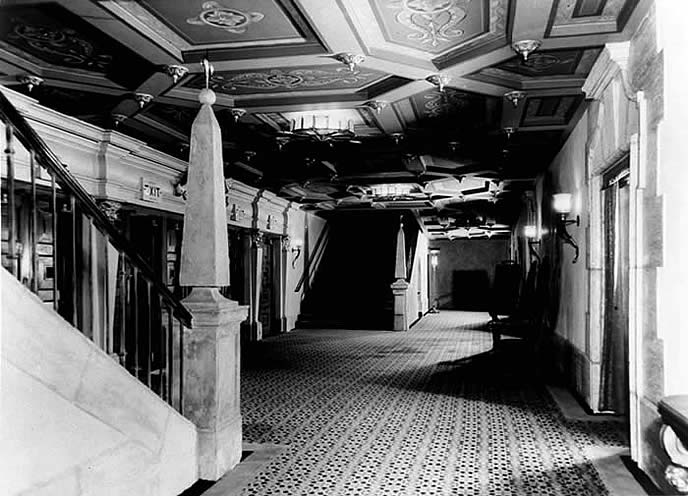 1925 West Coast Theatre Interior Lobby