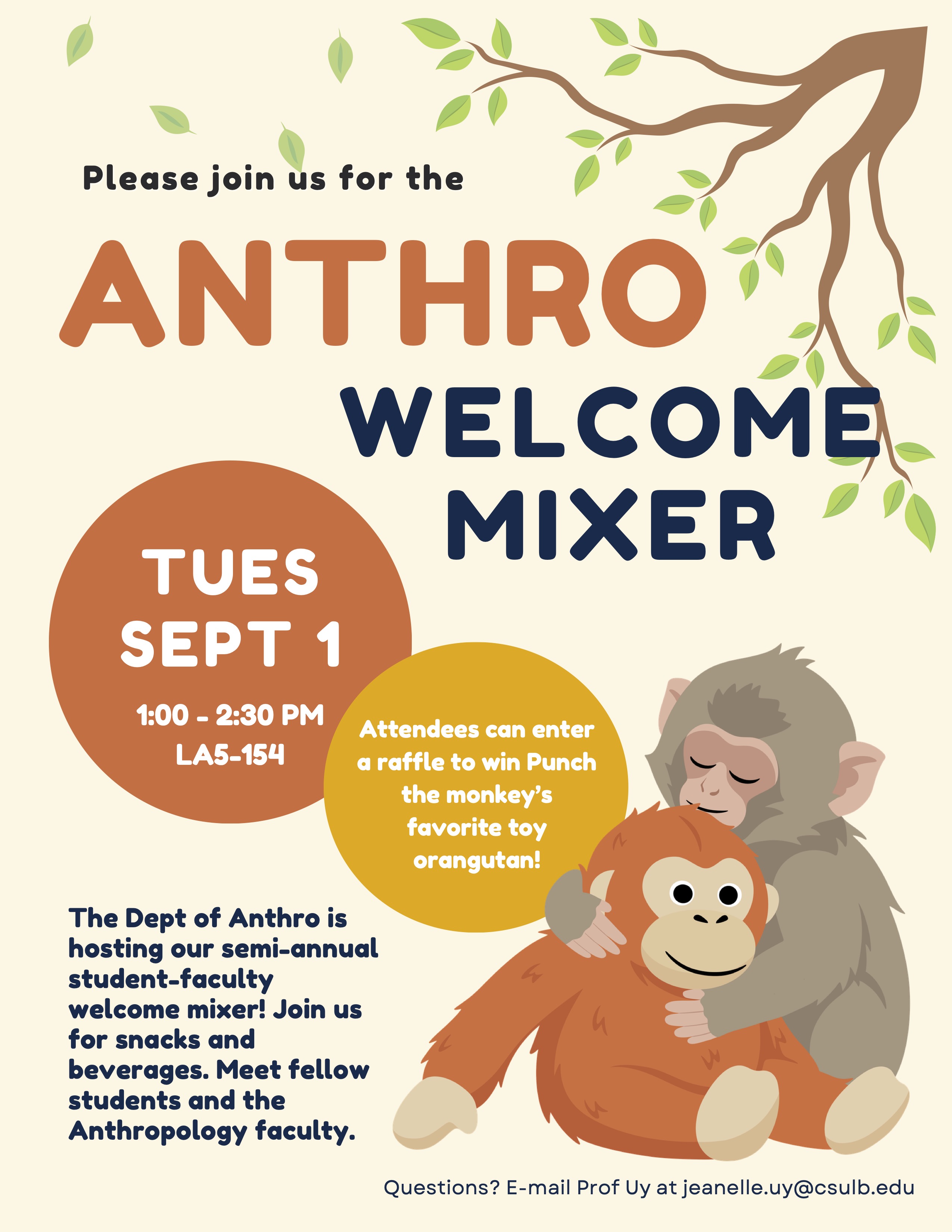 Anthro Welcome Mixer Flyer