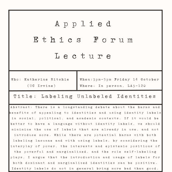 AEF Ritchie Colloquium
