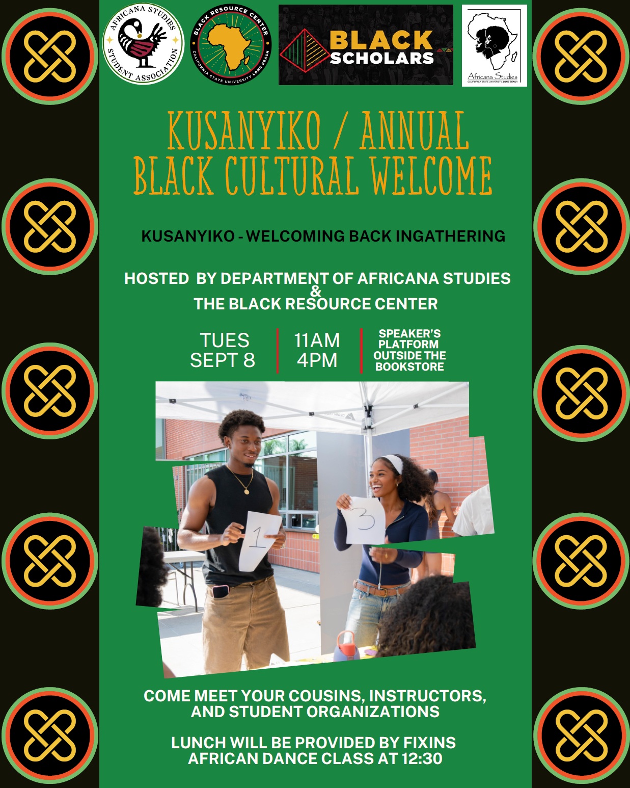 Annual Kusanyiko & Black Culture Welcome Flyer