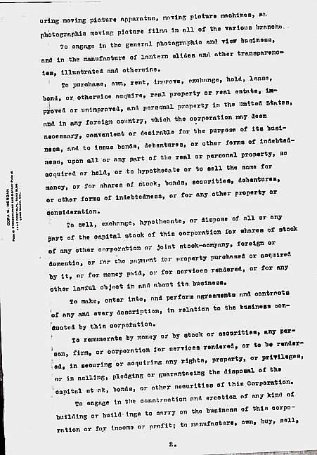 Articles of Incorporation - Page Two