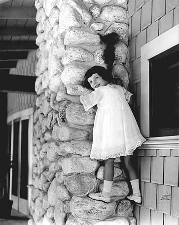 Baby Marie Climbing Chimney