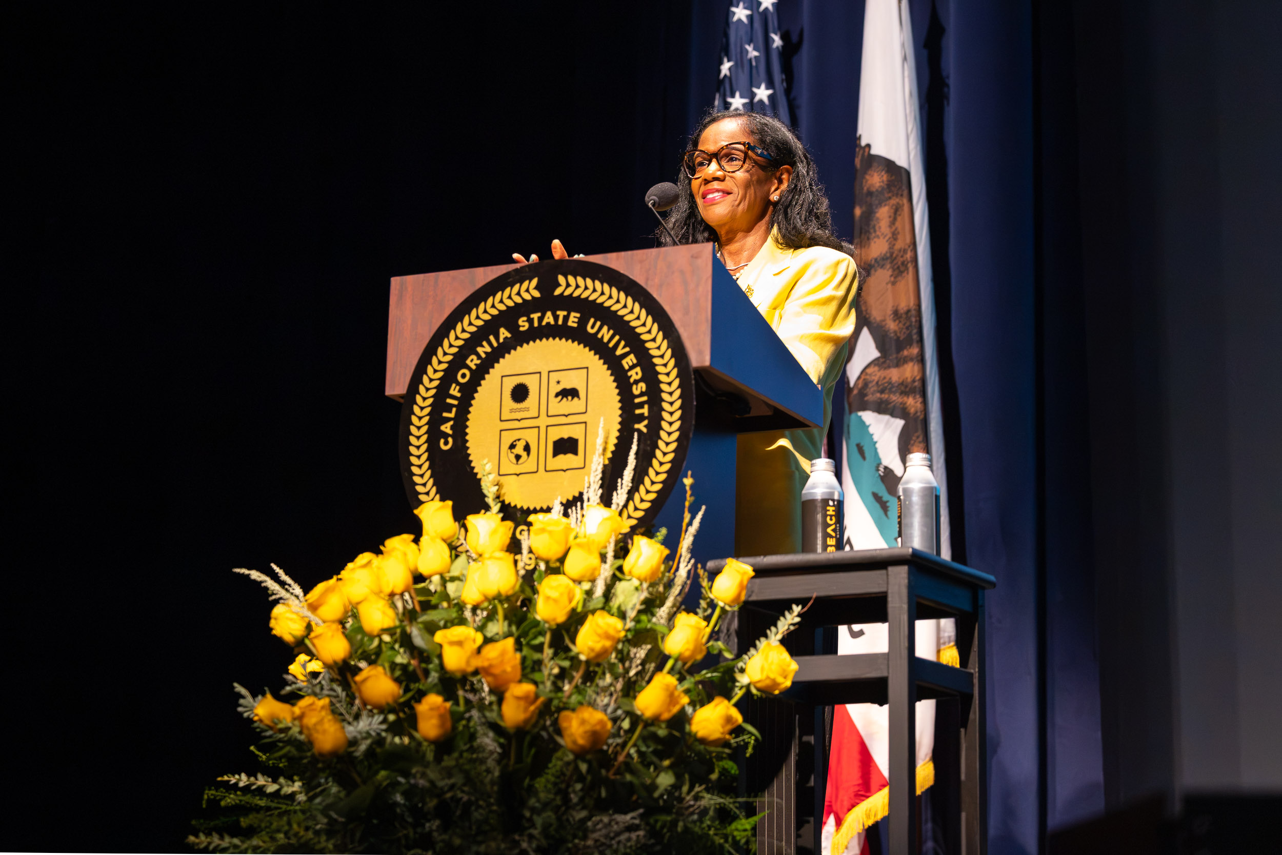 CSULB Provost Karyn Scissum Gunn at Convocation 2026