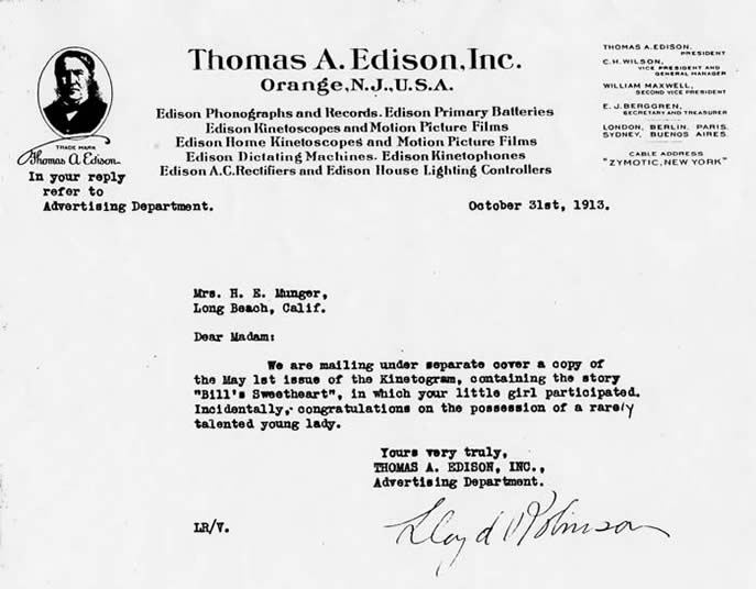 Edison Letter
