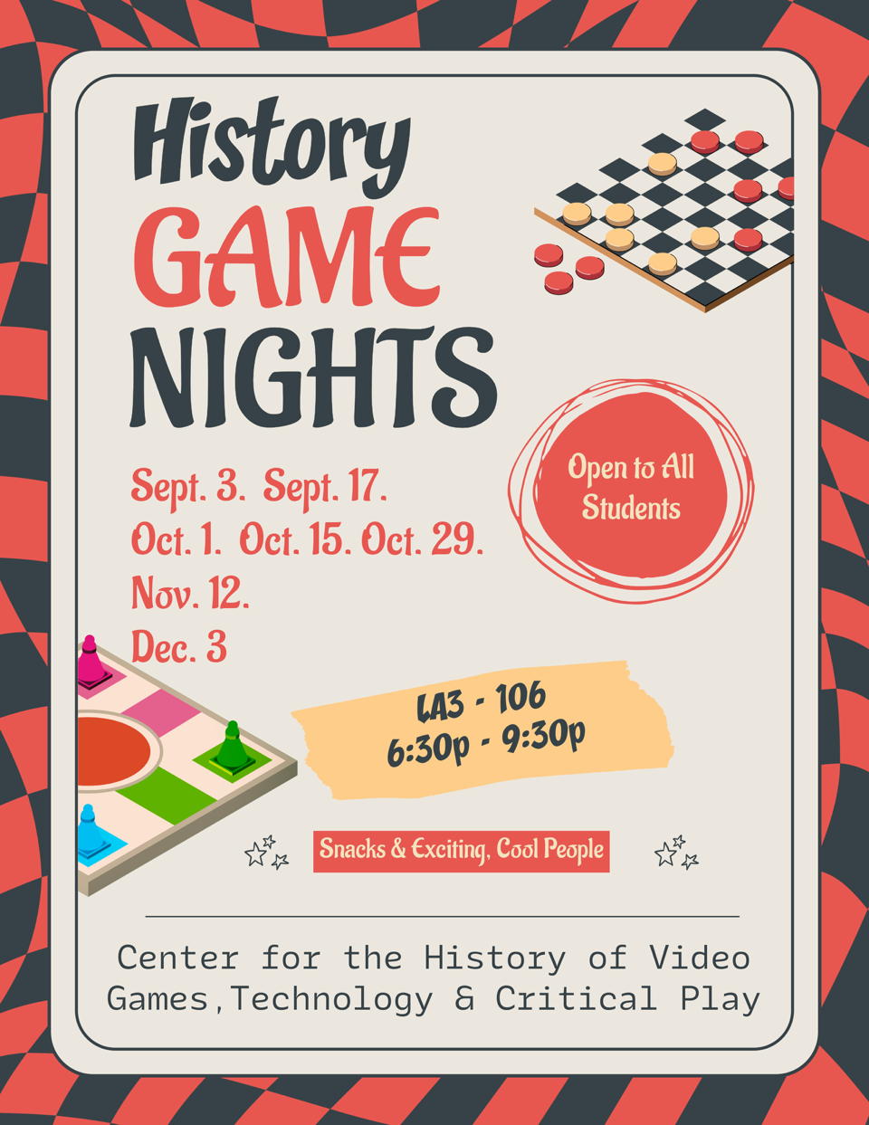 History Game Night_9/3_6:30-9:30_LA3-106