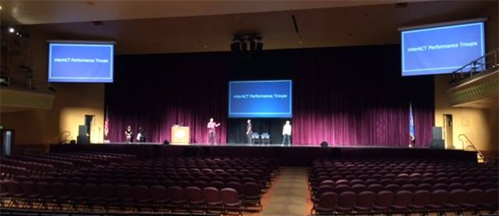 InterACT Troupe on Stage