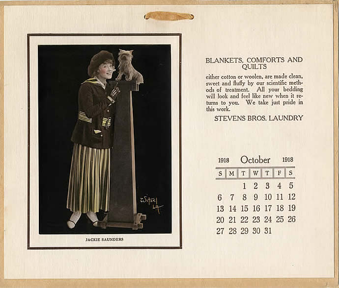 Jackie Saunders Calendar Page
