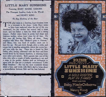Little Mary Sunshine Five-Reel Drama