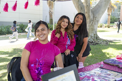 Organizers at Latine Welcome.