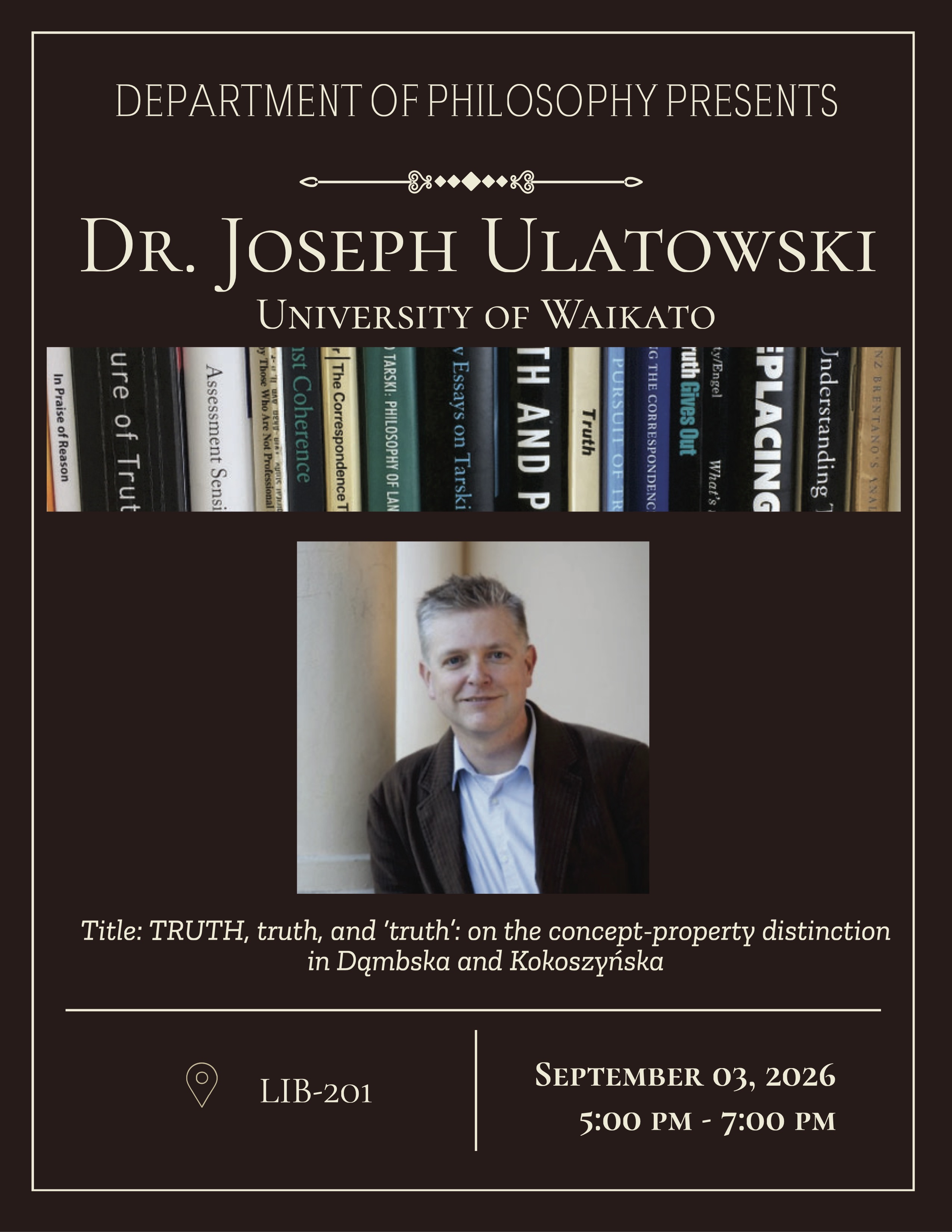PHIL colloquium Ulatowski